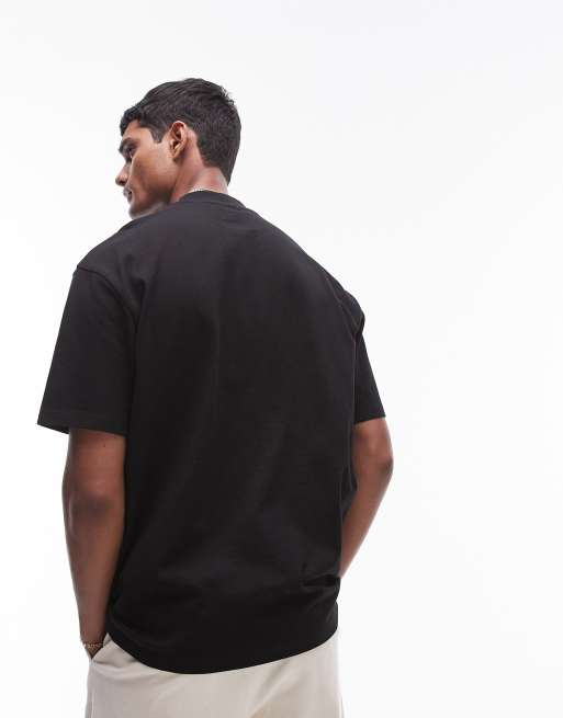 Camiseta negra holgada de Topman, 4 de 4