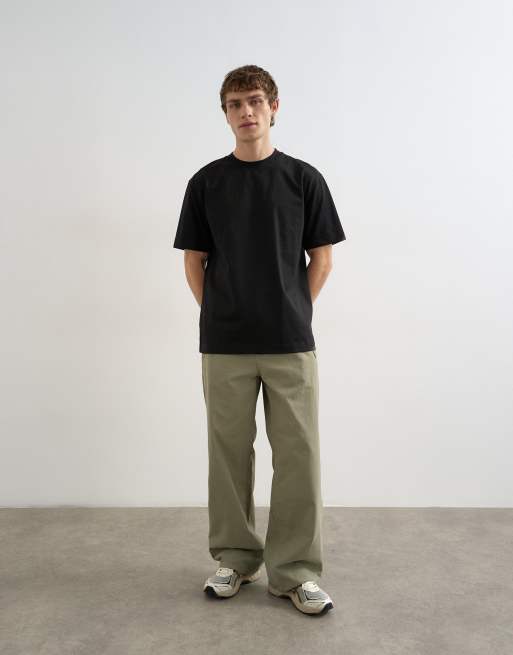 Camiseta negra holgada de Topman, 2 de 5