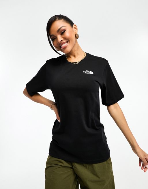 The North Face SIMPLE DOME TEE - Camiseta estampada - black/negro