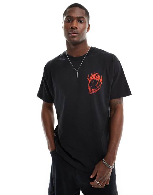 Volcom SOLID STONE EMB - Camiseta Básica - Ballpoint Blue/azul