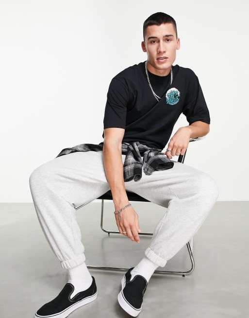 Edwin OVERSIZE BASIC UNISEX - Camiseta Básica - Black/negro