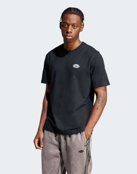 Camiseta negra Jazz Club de adidas Originals - view 1
