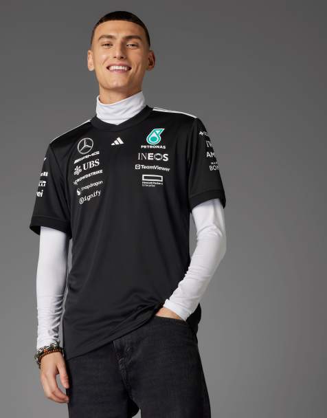 Camiseta negra Mercedes F1 Driver de adidas Performance - view 1