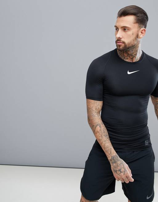 Nike Pro Fitness Camiseta Entrenamiento Hombre - Black