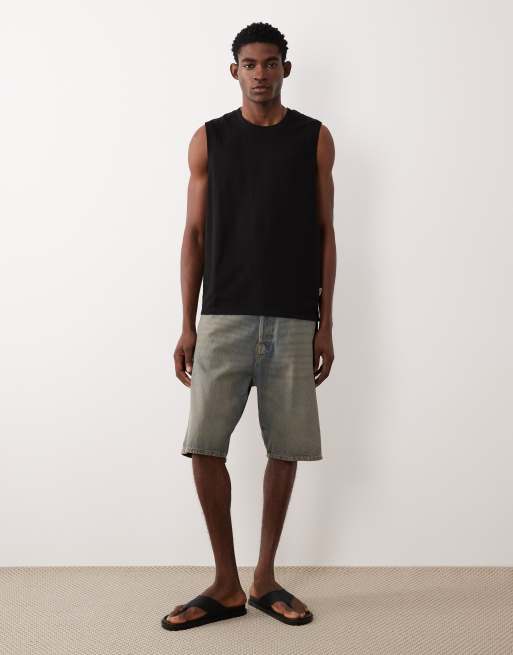 Camiseta negra sin mangas de punto de Jack & Jones, 2 de 5