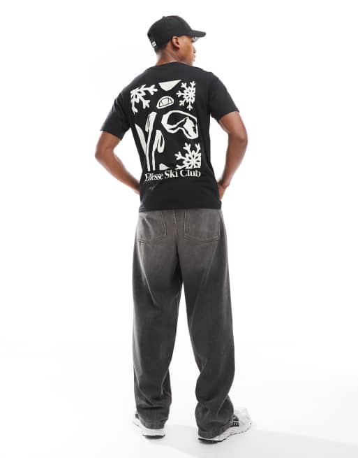 Camiseta negra Skisetta de ellesse