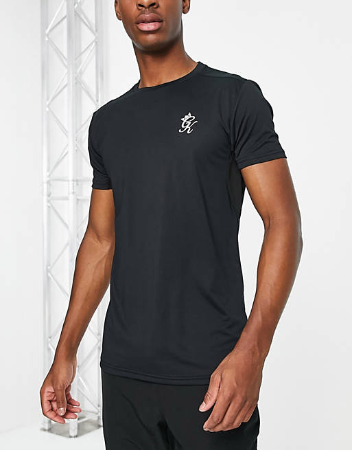 Hombre Tops | Camiseta negra Sport Energy de Gym King - QU92856