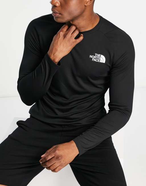 Desventaja menta regla Camiseta negra técnica de manga larga Mountain Athletics de The North Face  Training | ASOS