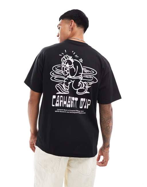 Camiseta negra Think Tank de Carhartt WIP