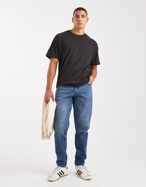Camiseta negro lavado de corte suelto de Cotton On, 2 de 5