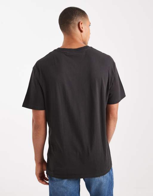 Camiseta negro lavado de corte suelto de Cotton On, 3 de 5