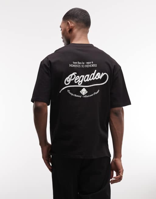 Camiseta negro lavado extragrande Belmonte de Pegador, 2 de 5