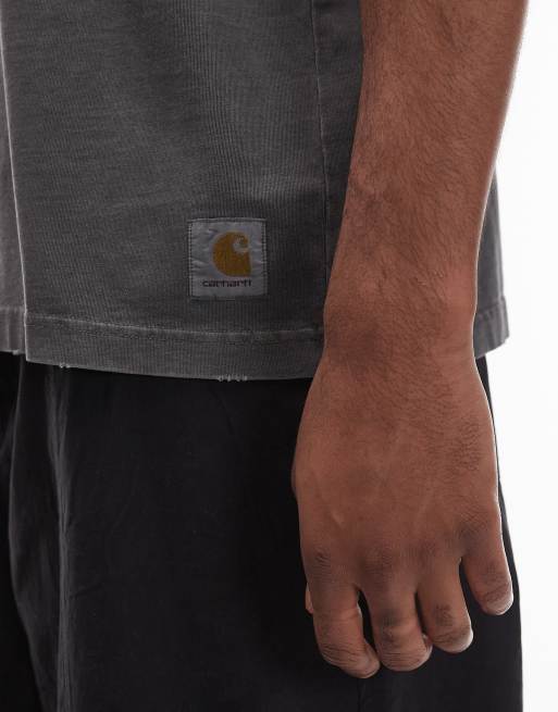 Camiseta negro lavado extragrande Torion de Carhartt WIP, 5 de 5