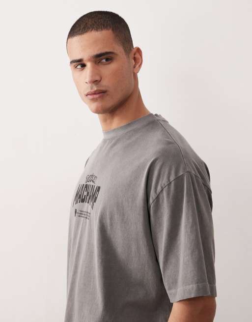 Camiseta negro lavado unisex extragrande con estampado de Pokémon de ASOS DESIGN, 4 de 5