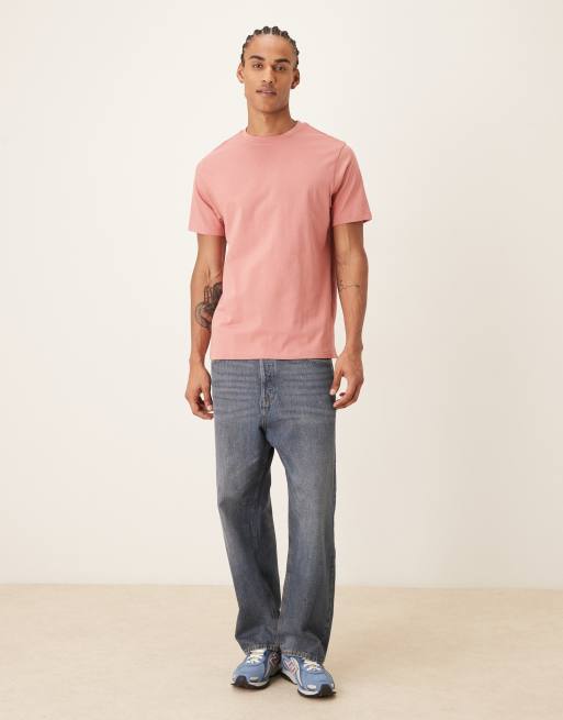 Camiseta roja básica de corte estándar Essentials de ASOS DESIGN, 2 de 5