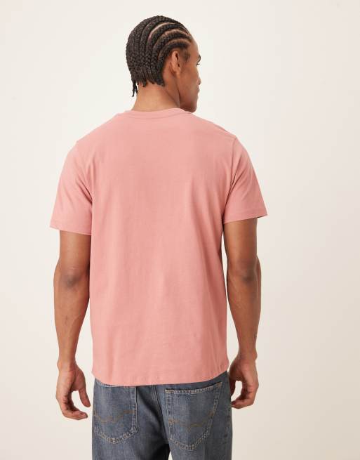 Camiseta roja básica de corte estándar Essentials de ASOS DESIGN, 3 de 5