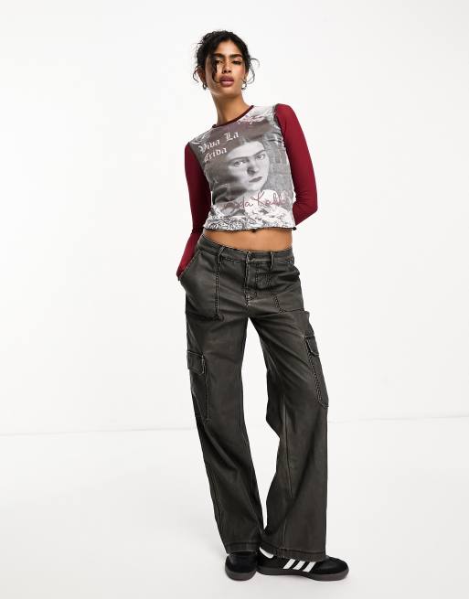 Camiseta frida cheap kahlo bershka