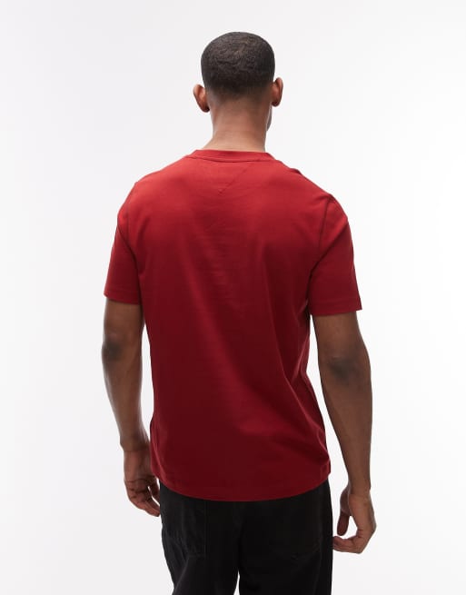 Camiseta roja con estampado gráfico Heritage de Tommy Hilfiger, 3 de 5