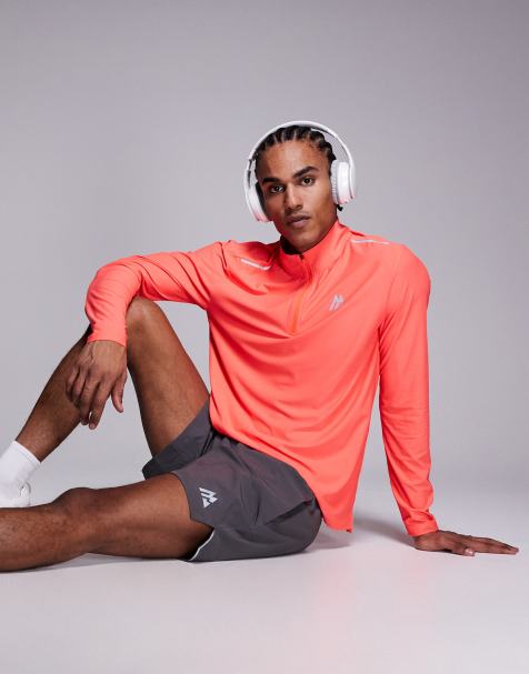 Camiseta roja con media cremallera Charge 2.0 de Montirex - view 1