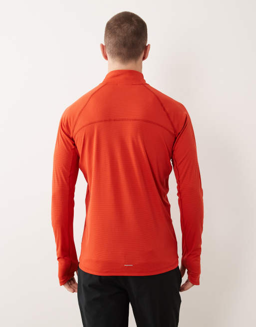 Camiseta roja con media cremallera Stealth Spring de Columbia, 5 de 5