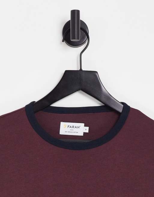 Camiseta roja con ribetes a contraste Groves de Farah , 4 de 4