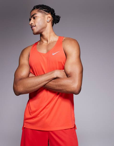 Camiseta roja de tirantes Dri-FIT Fast de Nike Running - view 1