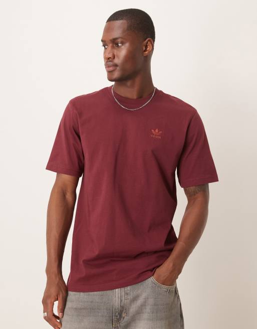 Camiseta Essentials Camiseta Adidas Originals Roja Camiseta Roja