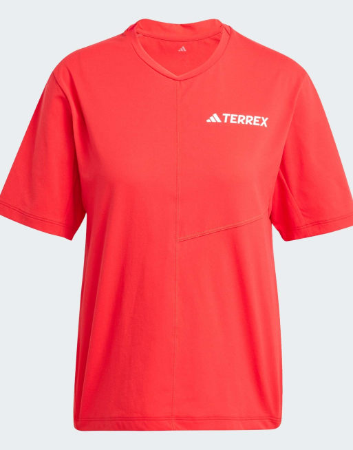 Camiseta rojo rubí puro Terrex Multi Climacool de adidas