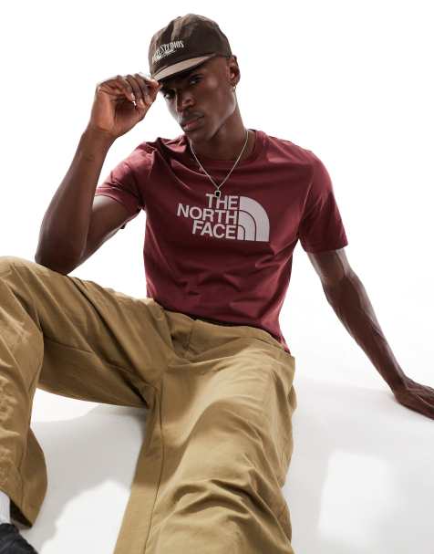 Camiseta rojo suman y gris piedra lunar Easy de The North Face - view 1