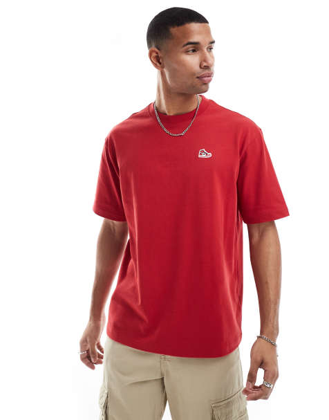Camiseta rojo universitario con cuello redondo de Jordan - view 1