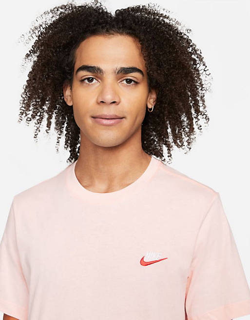 Hombre Tops | Camiseta rosa atmósfera Club de Nike - ZV82285