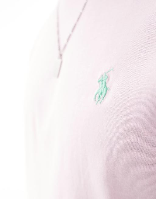 Camiseta rosa claro con logo de Polo Ralph Lauren, 4 de 4