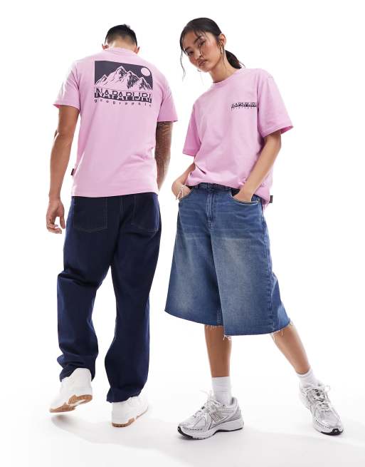 Camiseta rosa claro Nalu de Napapijri