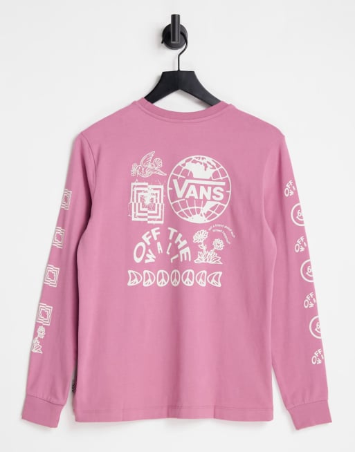 Camiseta rosa claro Silent Mode de Vans
