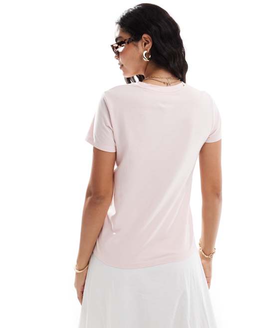 Camiseta rosa con logo de murciélago pequeño Perfect de Levi's, 3 de 4