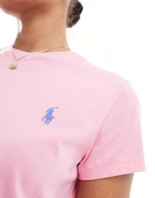 Camiseta rosa con logo de Polo Ralph Lauren