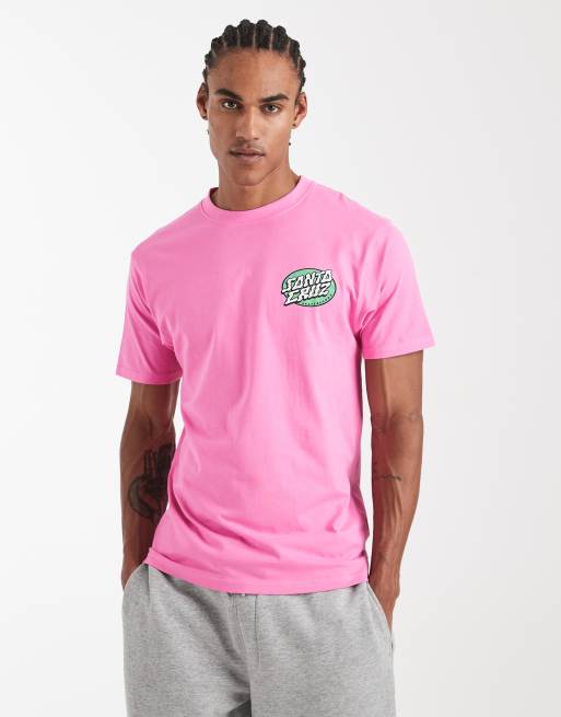 Camiseta rosa con logo estampado en la espalda de Santa Cruz, 3 de 5