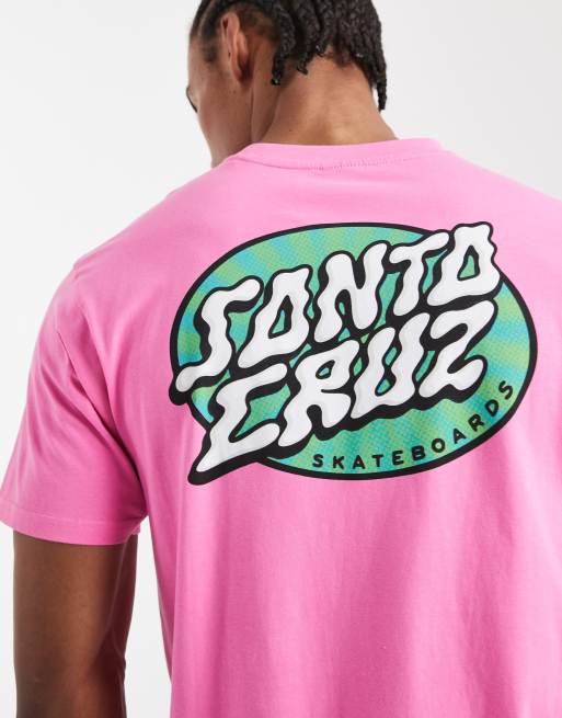 Camiseta rosa con logo estampado en la espalda de Santa Cruz, 5 de 5