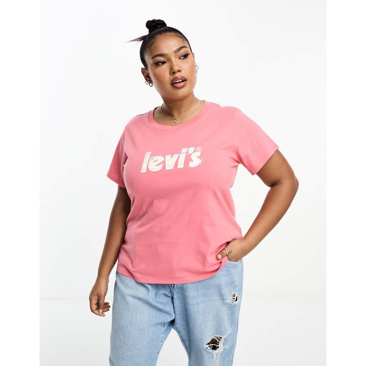 Levis best sale camiseta rosa