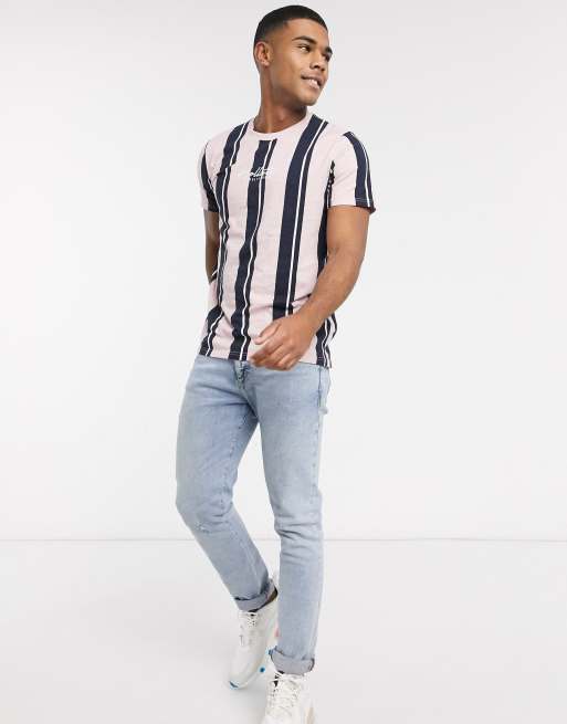 Camiseta hollister rayas hot sale