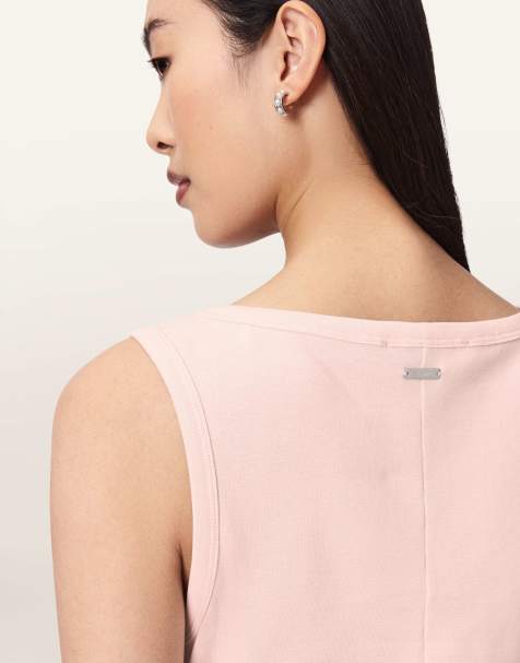 Camiseta rosa cristalino sin mangas Katarina de AllSaints - view 1