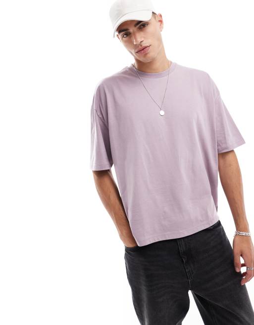 Camiseta rosa de corte cuadrado extragrande con estampado floral trasero de ASOS DESIGN, 2 de 4