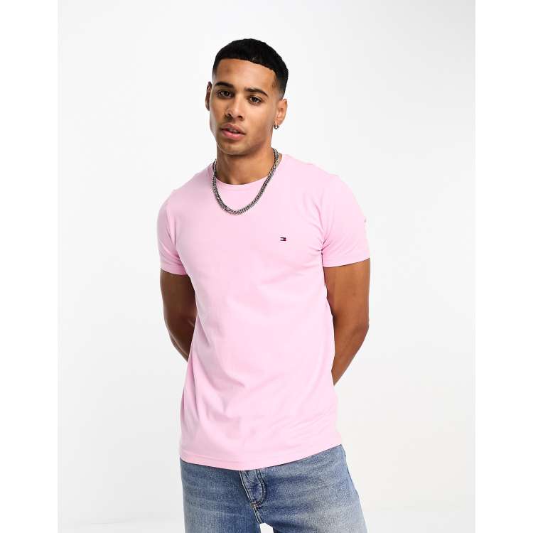 Camiseta rosa best sale tommy hilfiger