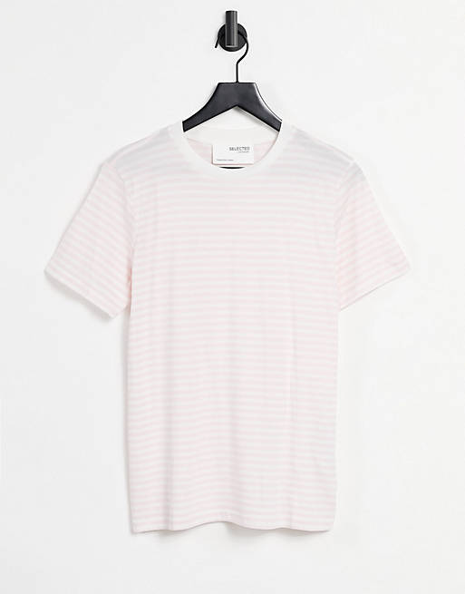 Camiseta rosa de Selected Femme