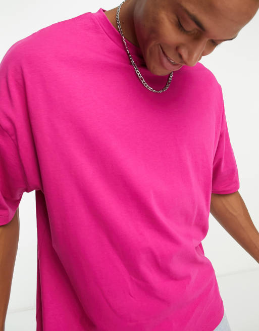 Camiseta rosa fucsia new arrivals