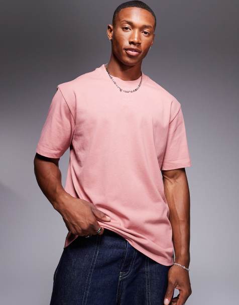Camiseta rosa holgada Dapolino de HUGO Red - view 1