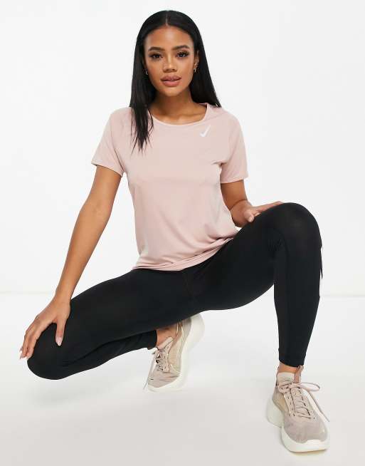Camiseta rosa pálido Race Day Dri-FIT Race de Nike Running