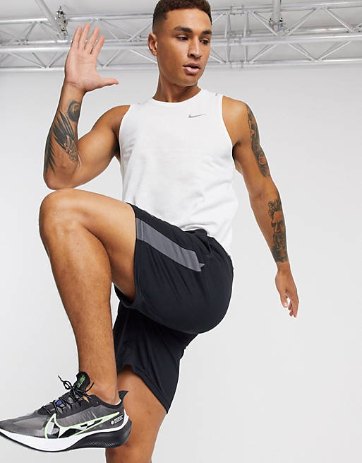 Camiseta sin mangas blanca miler de Nike Running