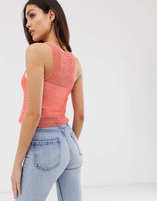 camisetas sin manga mujer stradivarius