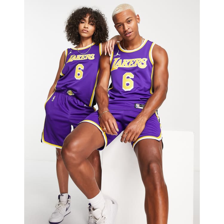 sin morada unisex NBA Lakers LeBron James Swingman de Nike | ASOS